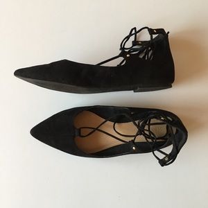Old navy, size 9, pointed toe lace up flats